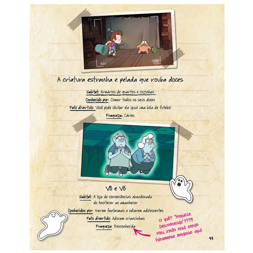 Foto 5 de Gravity Falls Guia de Mistério e Diversão Dipper e Mabel