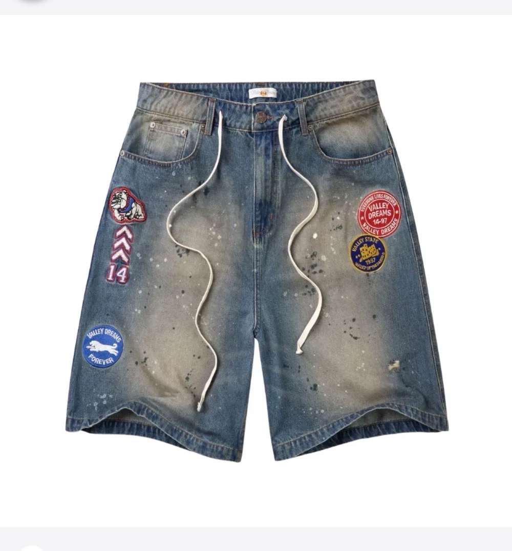 Bermuda Vale Lives Forever Paradise Jorts Blue — 42, Novo