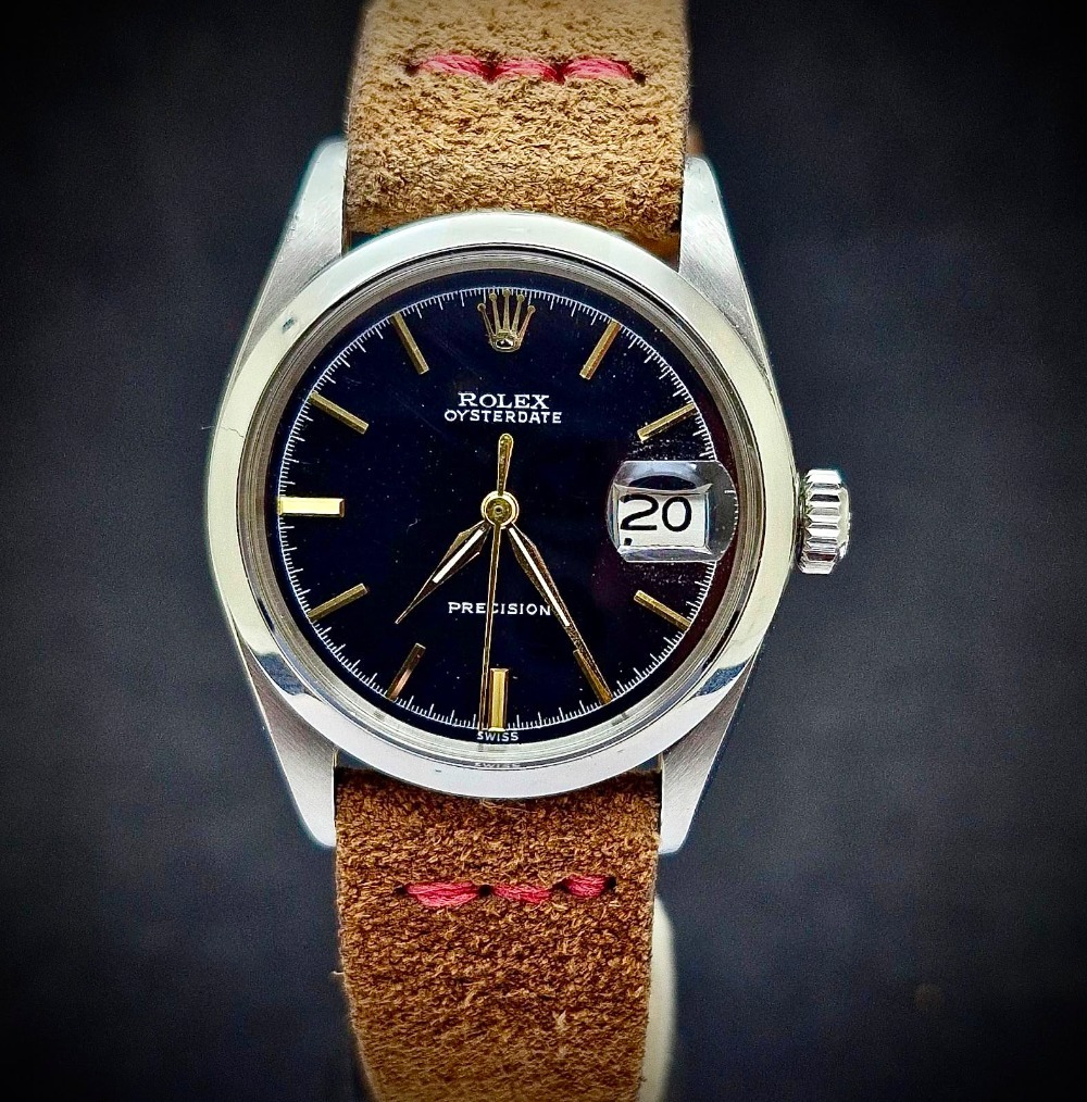 Relógio Rolex Vintage Oysterdate Precision 34mm — Único, Usado