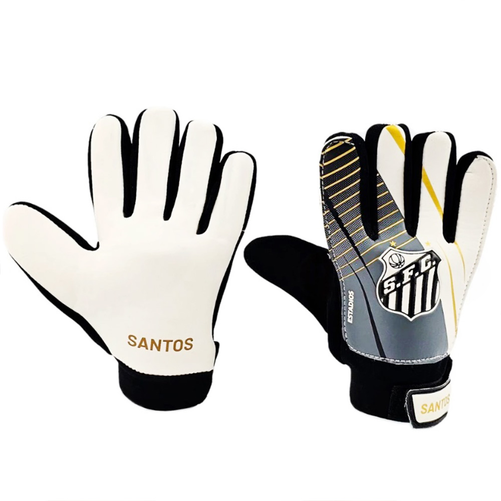 Luva de Goleiro Infantil Santos DRB - unica - 5