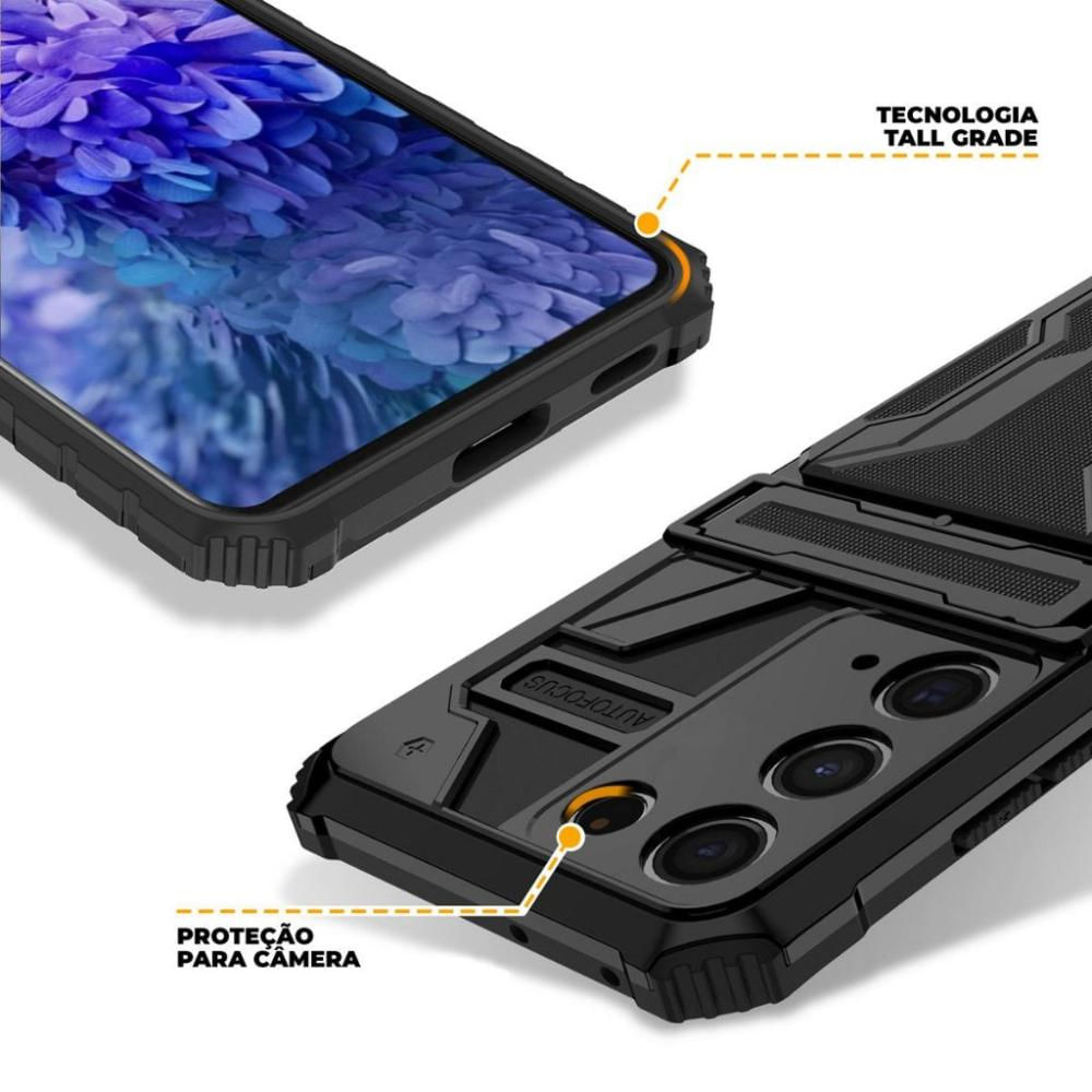 Foto 3 de Capa case capinha Guardian para Samsung Galaxy S20 FE - Preta - Gshield