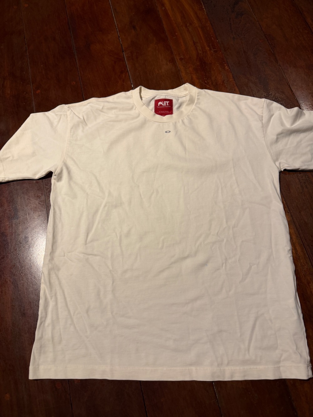 Oakley x Piet Camiseta Foil Nano Logo Bone White — G, Usado