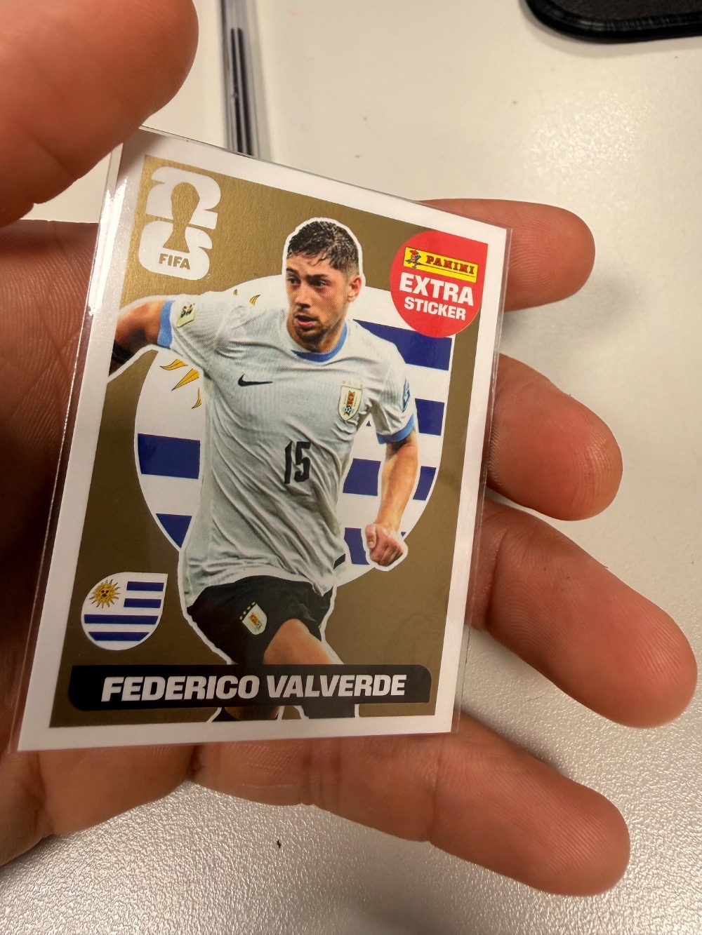 Figurinha Panini Federico Valverde Legend Ouro FIFA World Cup 2026 — Único, Novo