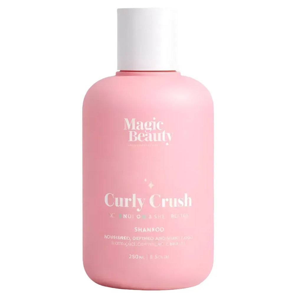 Shampoo Magic Beauty Curly Crush 250ml Cachos Nutrição Brilho