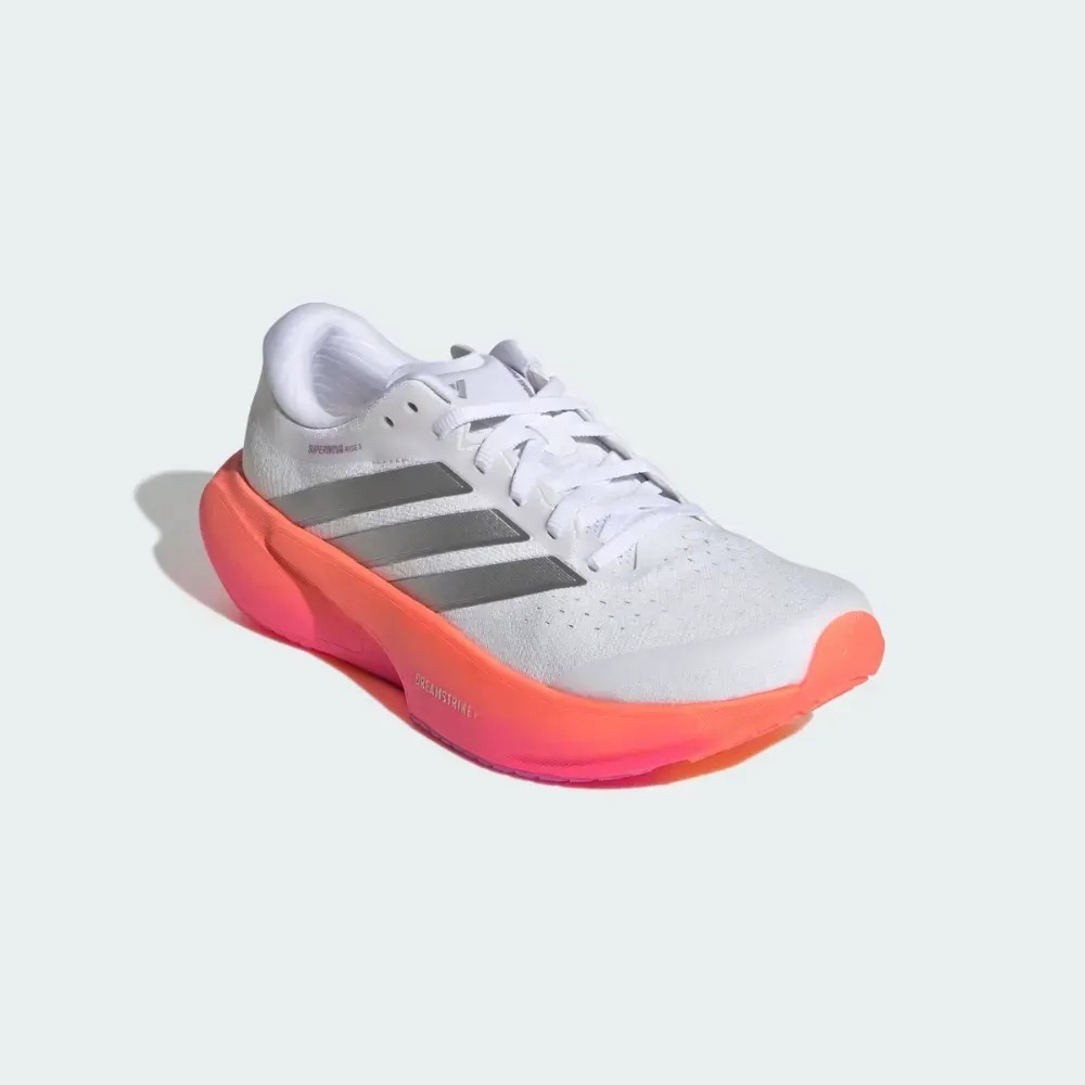 adidas Supernova Rise 3 Cloud White Silver Metallic Lucid Pink Feminino — 34 / 35 / 36 / 37 / 38 / 39 / 40 / 40.5 / 41 / 42 / 42.5 / 43, Novo