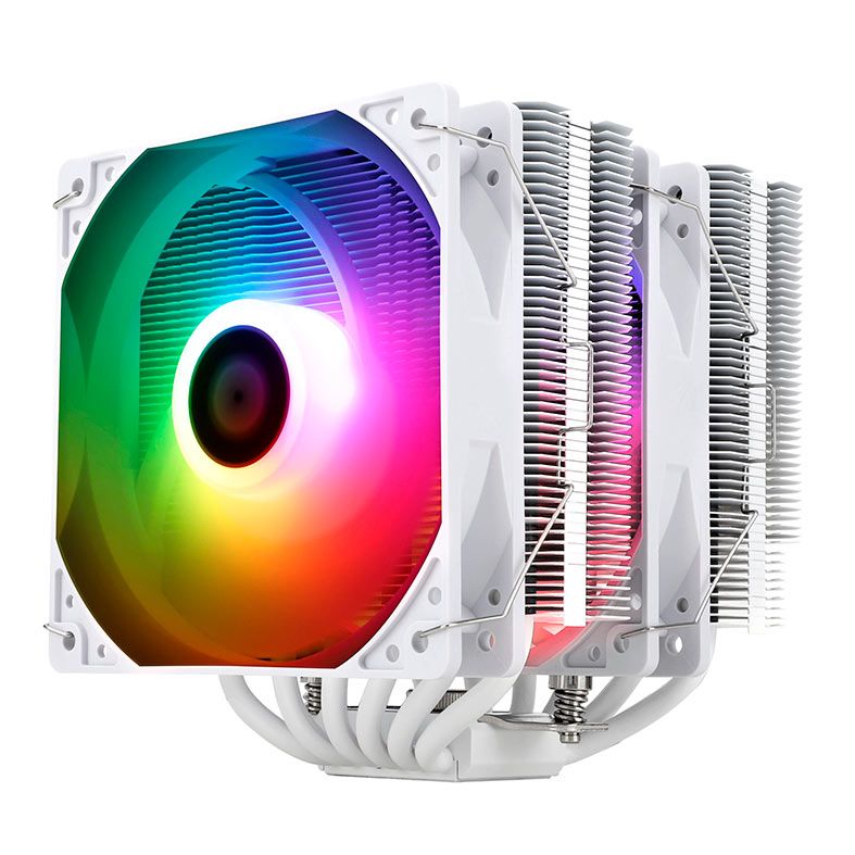 Cooler para Processador Thermalright Peerless Assassin 120 SE, ARGB, 2x120mm, Branco, TR-PA-120-SE-WH-ARGB