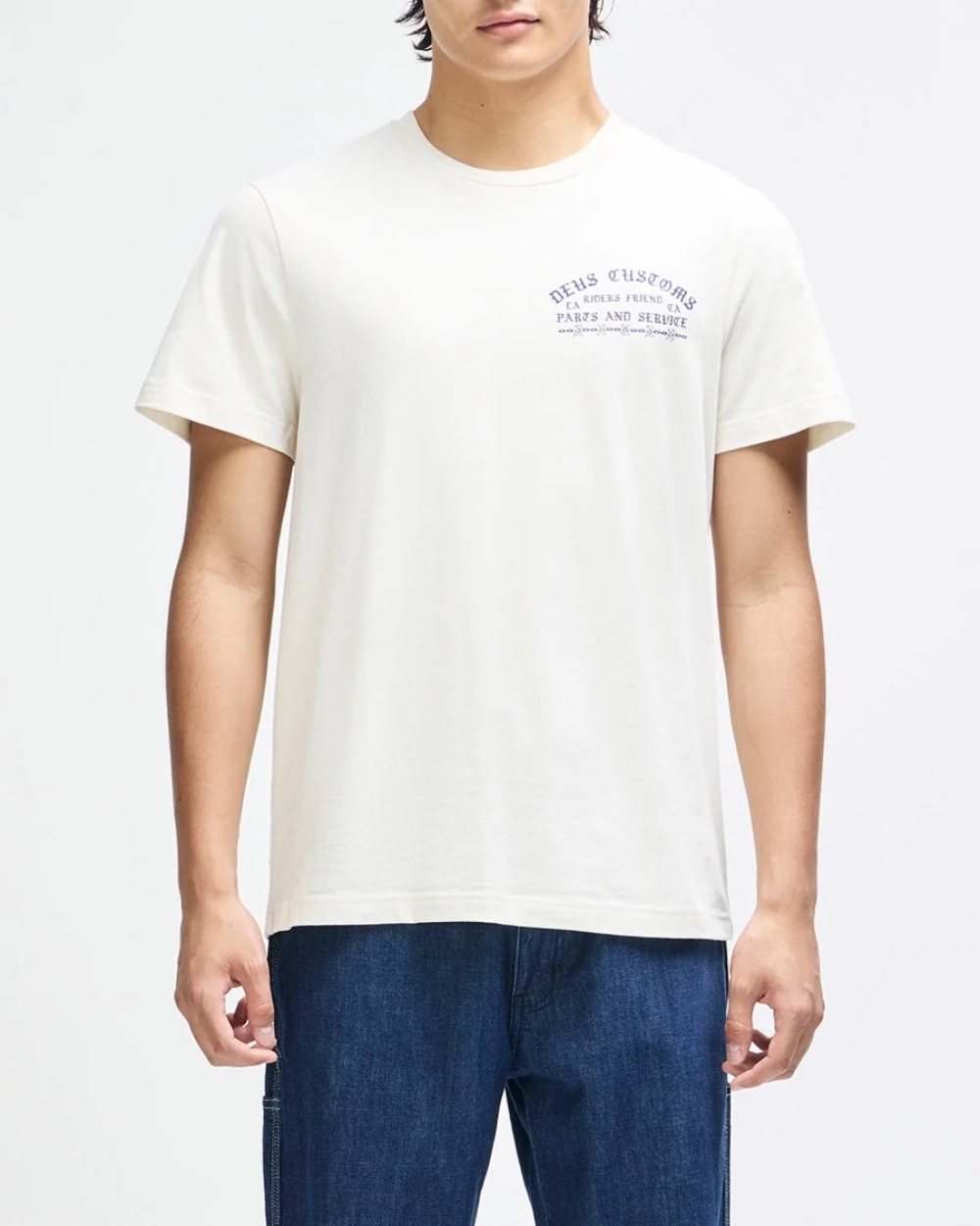 Camiseta Deus Ex Machina Regular Fit Unchained Off White — M / G / XG, Novo