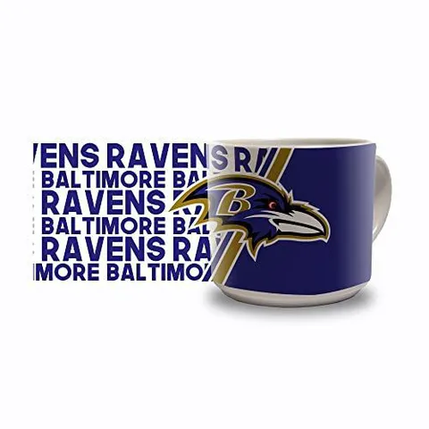 Caneca NFL Baltimore Ravens 400ml Cerâmica