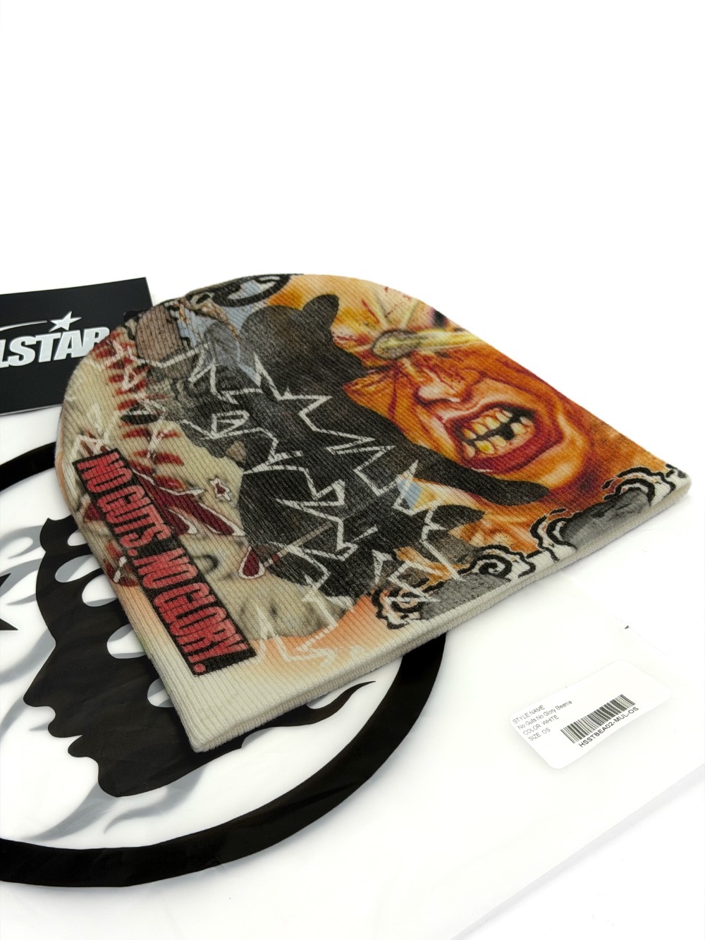 Touca Hellstar No Guts No Glory Multicolor — Único, Novo
