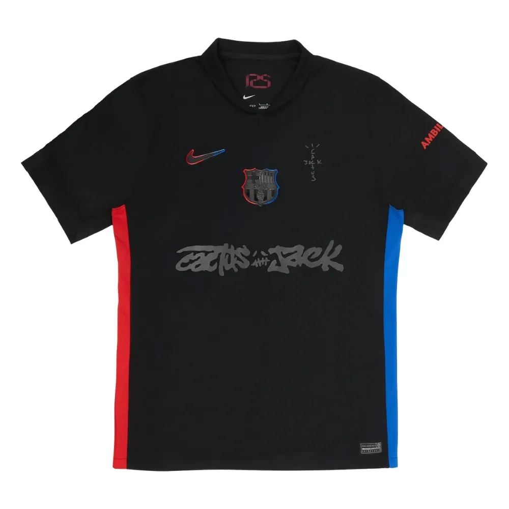 Travis Scott x Nike Camiseta FC Barcelona Cactus Jack 24/25 Match Away — P, Novo