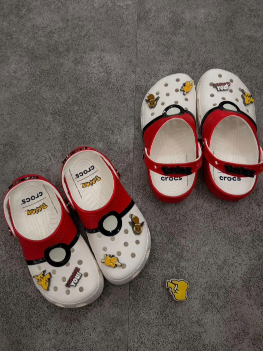 Pokémon x Crocs Poké Ball Classic Clog White Red — 35 / 36 / 37 / 38 / 39 / 40 / 41 / 42 / 43, Novo