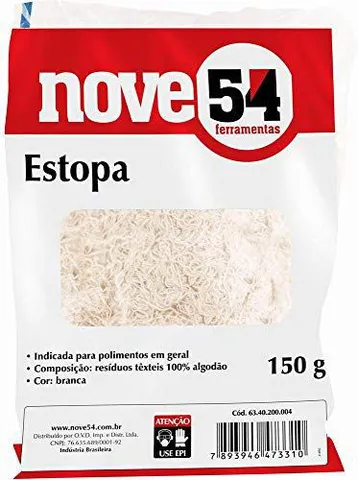 Estopa Branca Polimento 150g Vonder