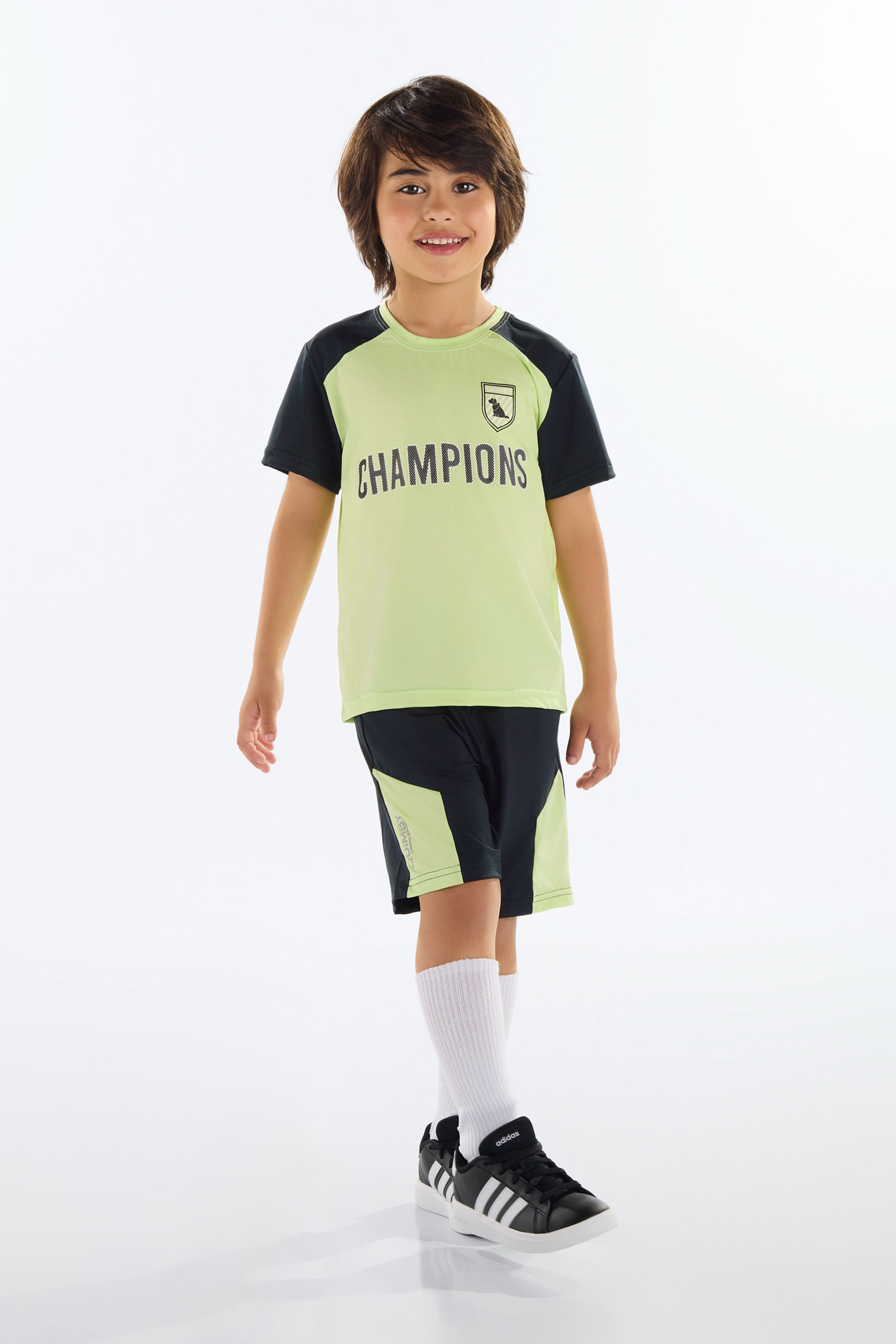Conjunto para Menino Dry Fit e FPS +50 (Verde) Quimby — 04