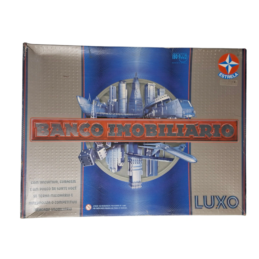 Banco Imobiliário Luxo Estrela 2001 Jogo Antigo (Item de Colecionador)