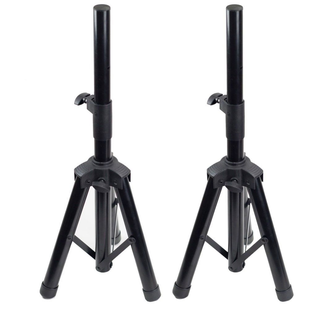 Kit 2 Pedestais Suporte Tripé Polyvox P/caixa De Som C/trava