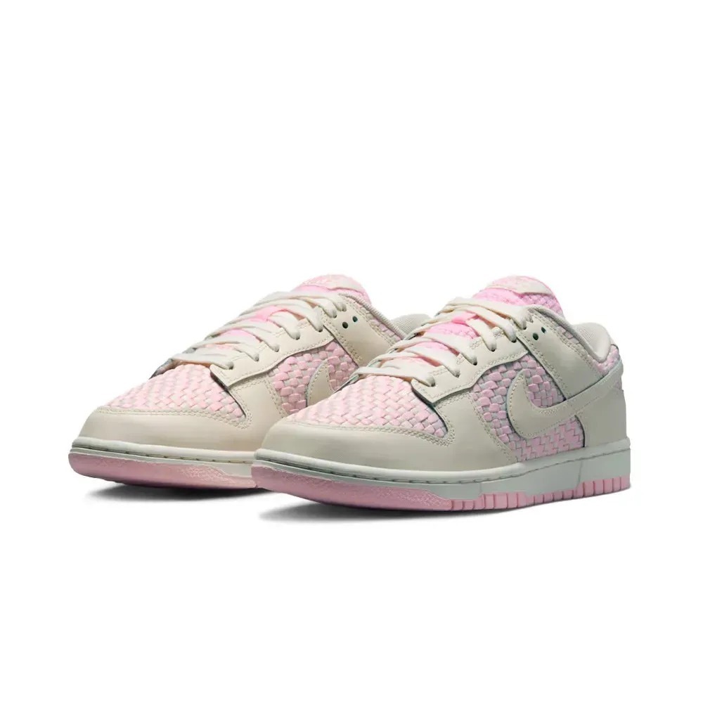 Nike Dunk Low WN’S Pink Foam Sail Feminino — 36, Novo