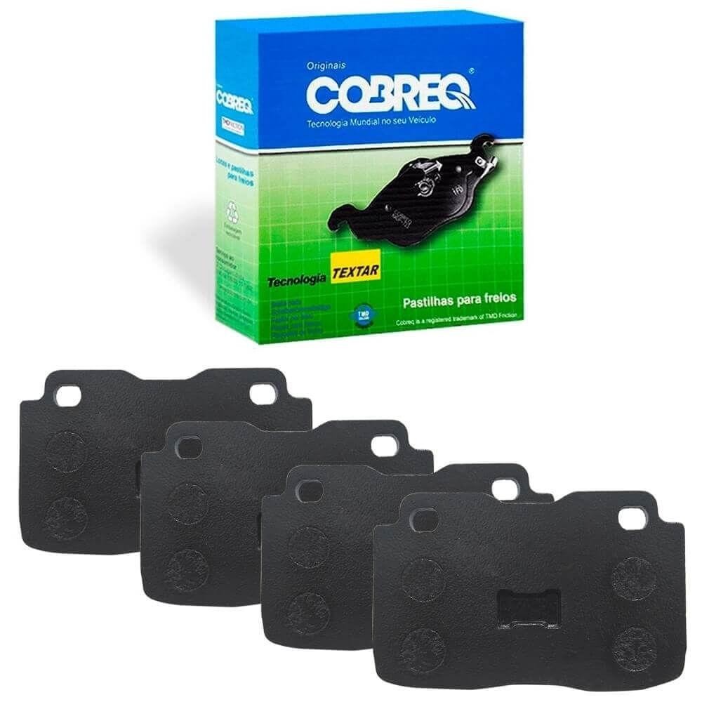 Kit Pastilha Freio Meriva 2003 A 2012 Traseira Teves Cobreq