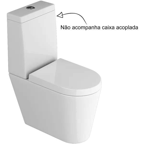 BACIA P/CAIXA ACOPLADA LK-BRANCO DECA