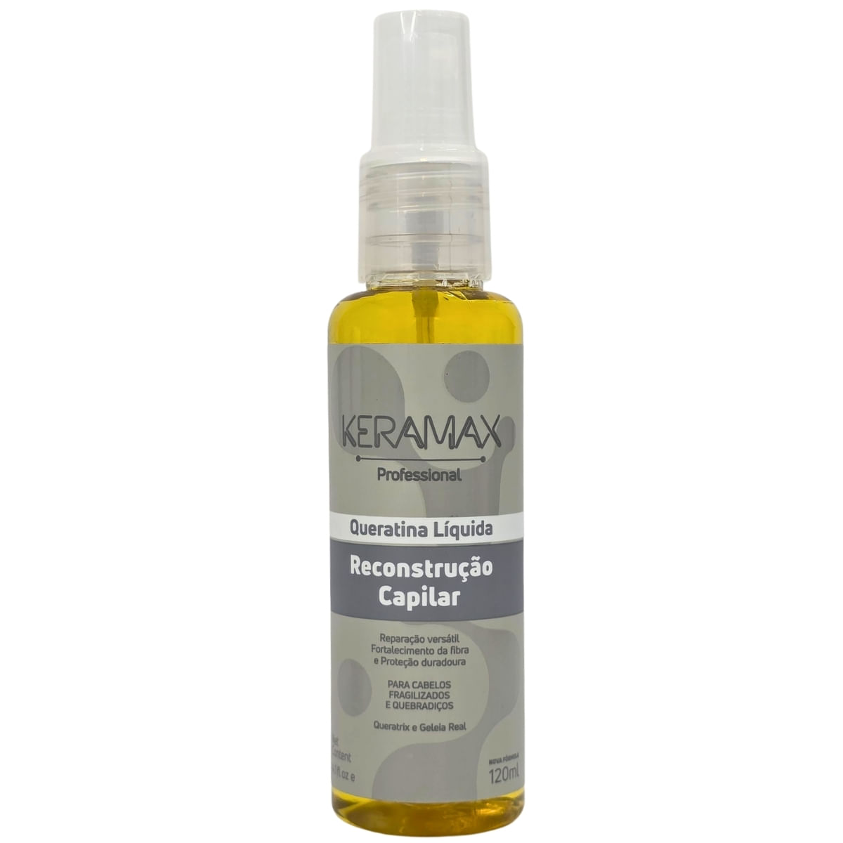 Queratina Líquida Reconstrução Capilar Professional Keramax Skafe 120Ml