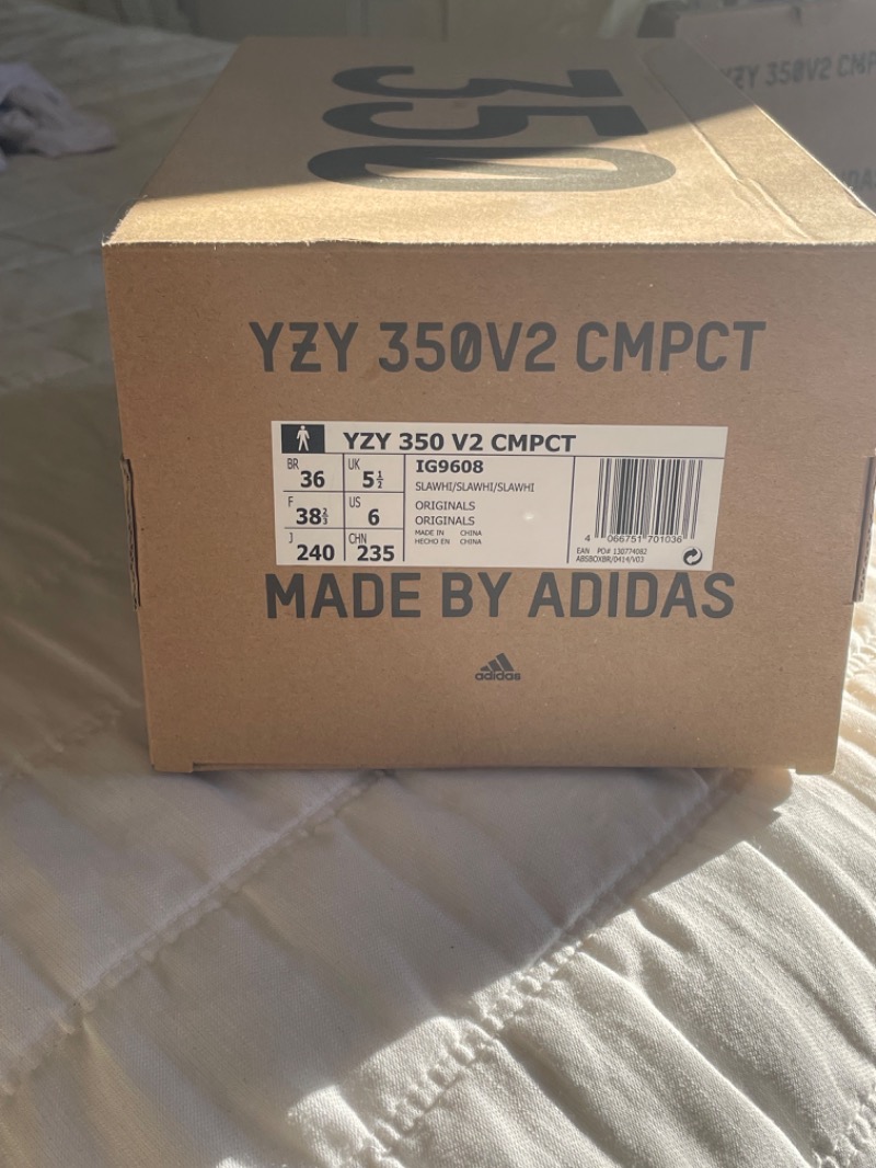 Foto 4 de Yeezy 350 V2 CMPCT Slate White — 36, Novo