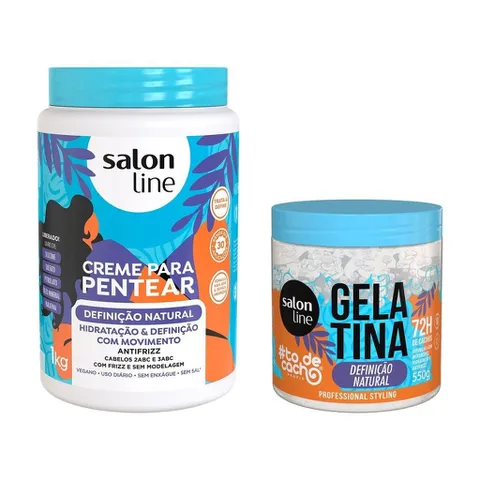 Kit Definição Natural com Creme e Gelatina