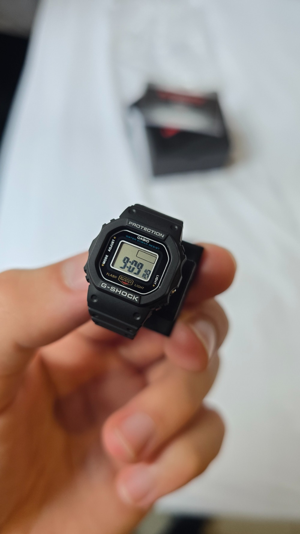 Anel Casio Black DWN-5600-1 — Único, Novo