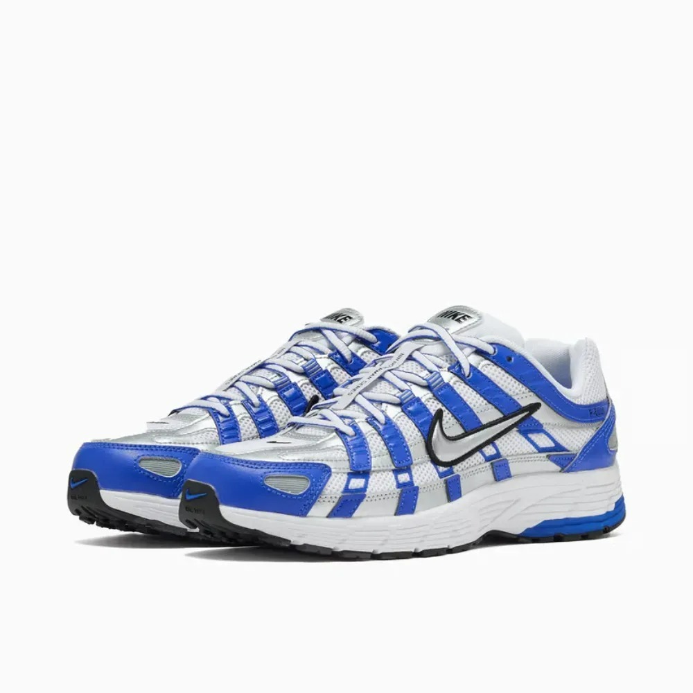 Nike P-6000 Racer Blue Metallic Silver White — 37 / 38 / 39 / 40 / 41 / 42, Novo