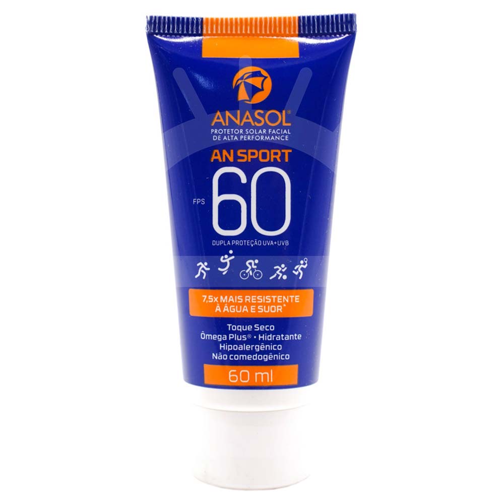 Protetor Solar Facial Anasol An Sport FPS60 — 60ml