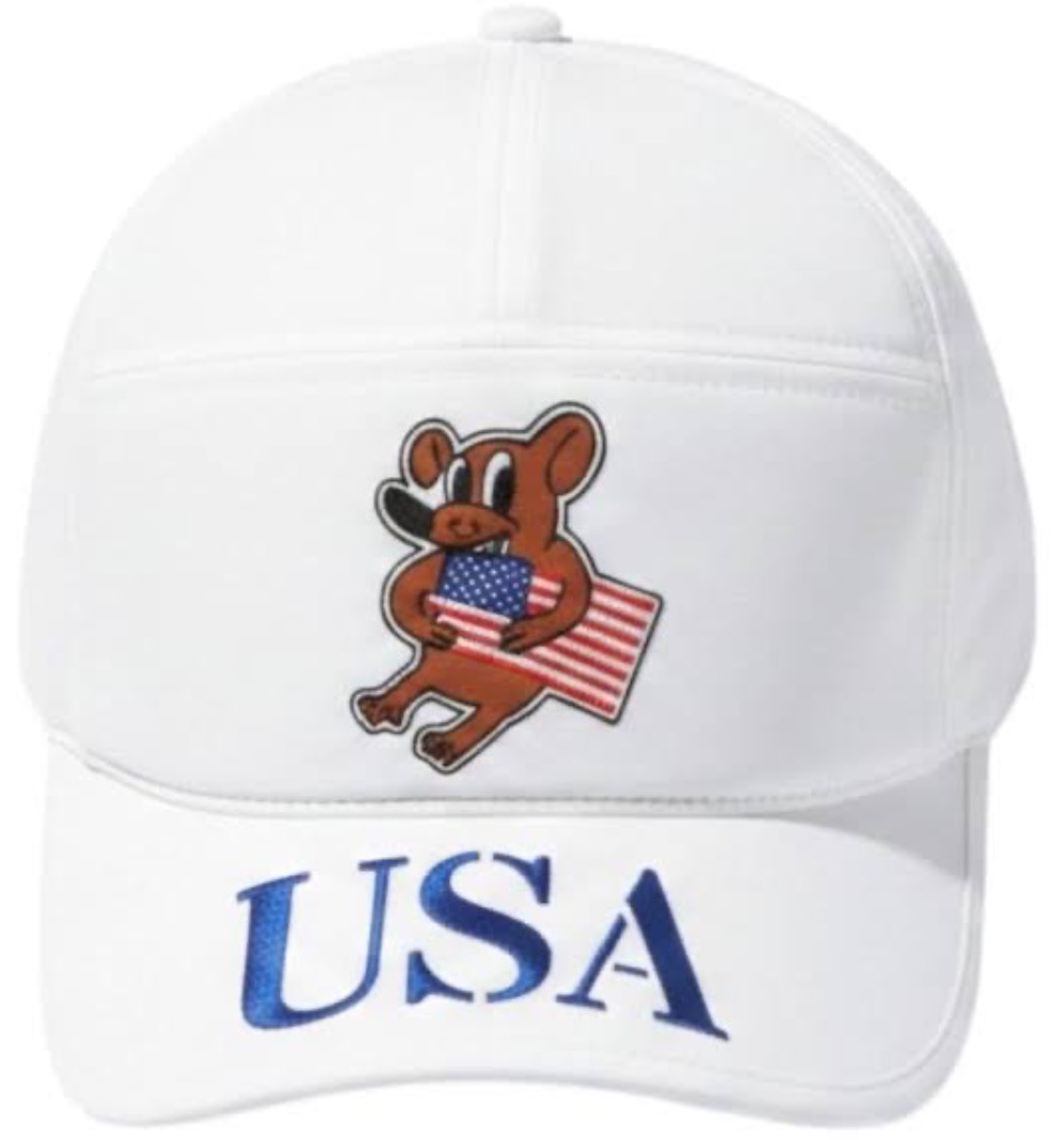 USA x V.A.A. x Nike Boné Fly White — G, Novo