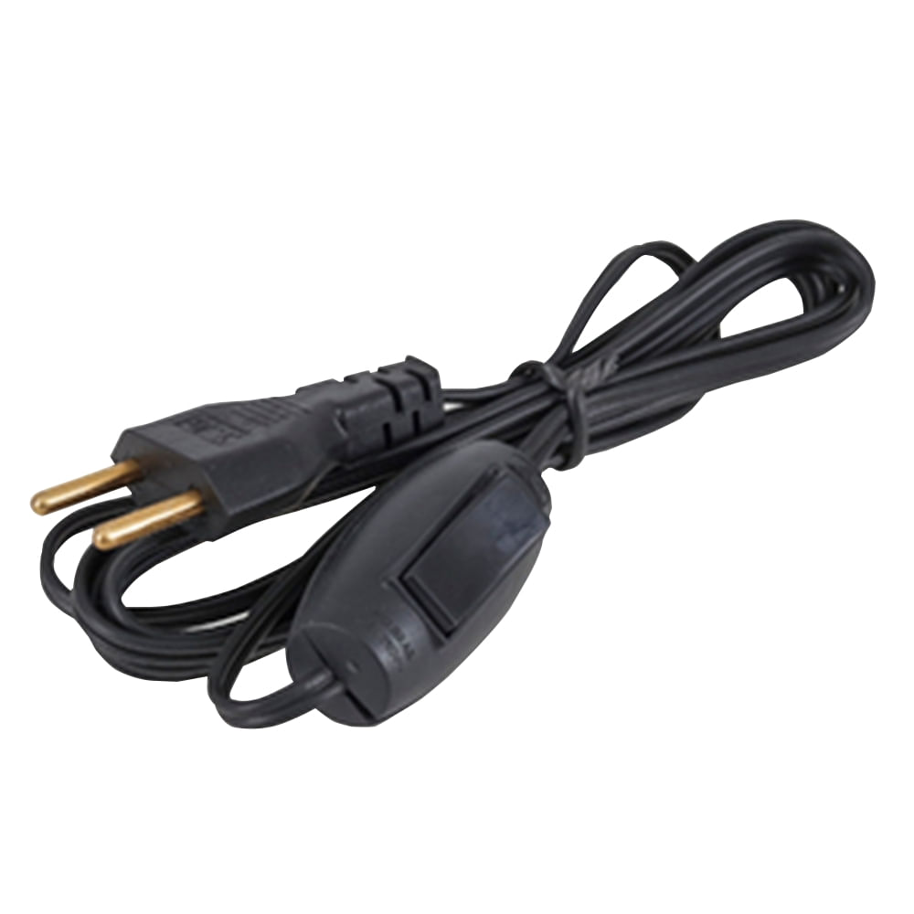 Fio 2x0,50 Montado Com Interruptor Preto 01 Peça Bricopack