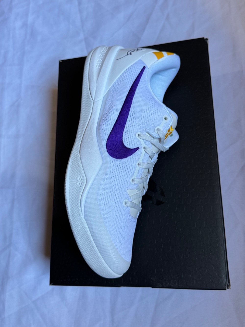 Nike Kobe 8 Protro Lakers Home — 41, Novo