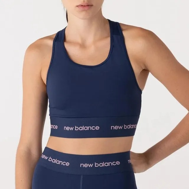 Top New Balance Sport Essentials Active Navy — M / G, Novo