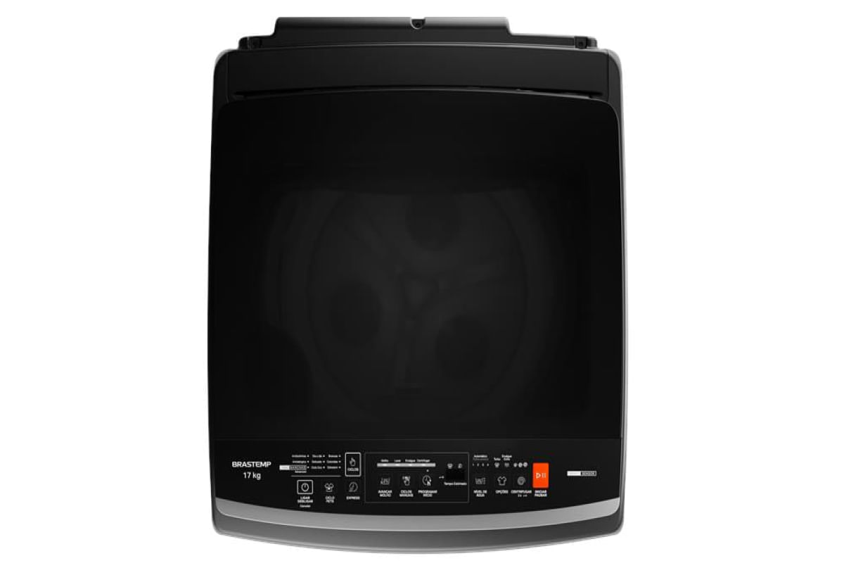 Foto 3 de Máquina de Lavar Brastemp 17Kg Cinza Platinum com Design Infinity e Soft Close - BW17LTA 110