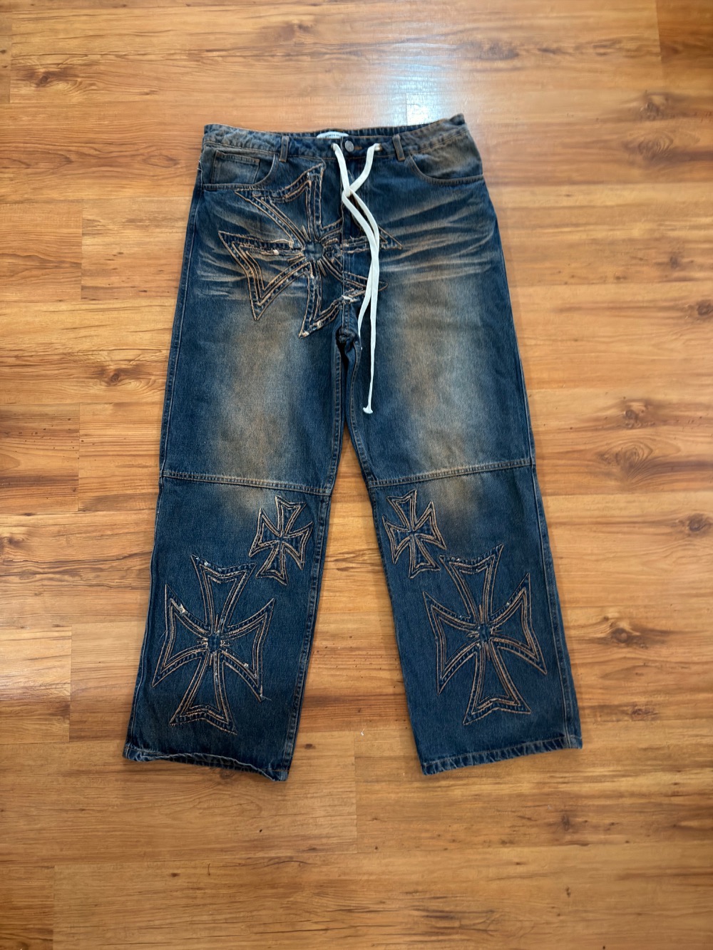 Calça Vale Forever Valley Dreams Motocroxxx Denim Rust — 44, Novo