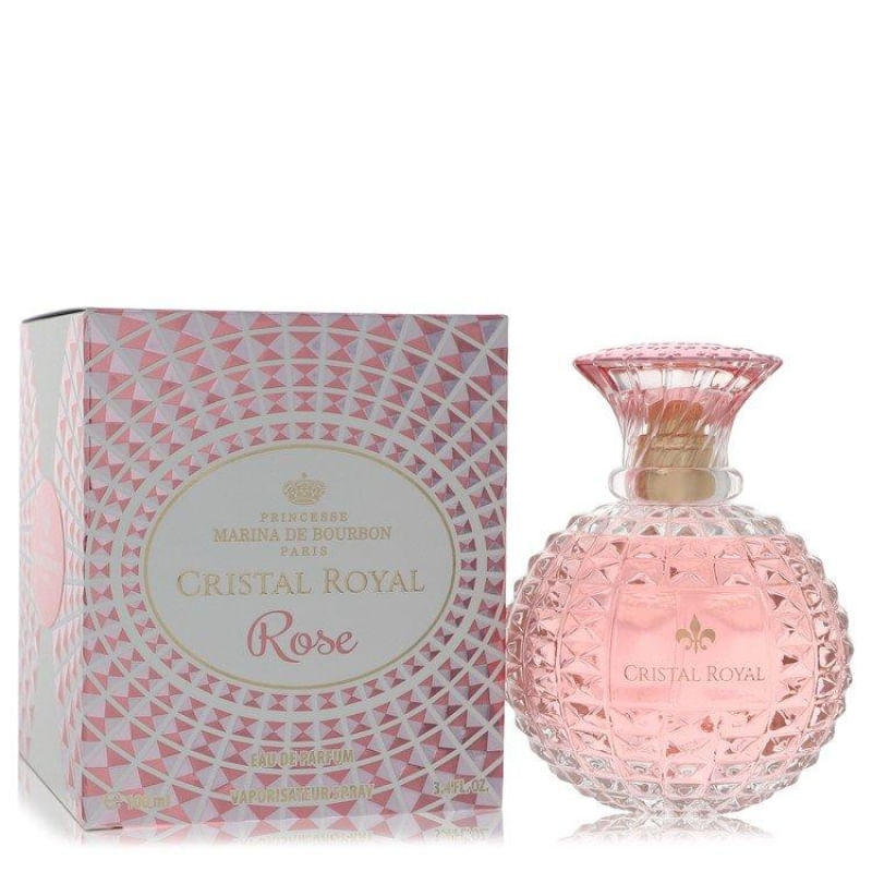 Perfume Marina De Bourbon Cristal Royal Rose 100 ML Eau De Parfum Spray Feminino