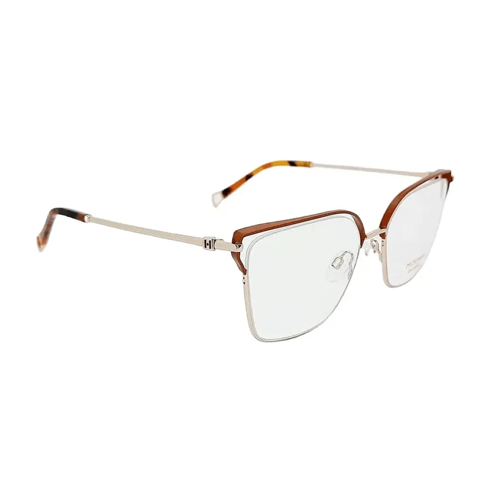 Armação para Óculos de Grau Feminina Hickmann GERBERA 1 HI10039 01A Marrom Brilho
