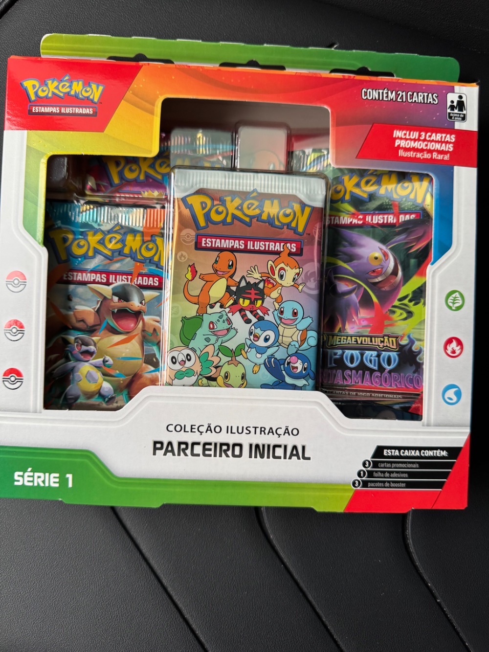 Box Coleção Parceiro Inicial Série 1 Pokémon TCG PT-BR — Único, Novo