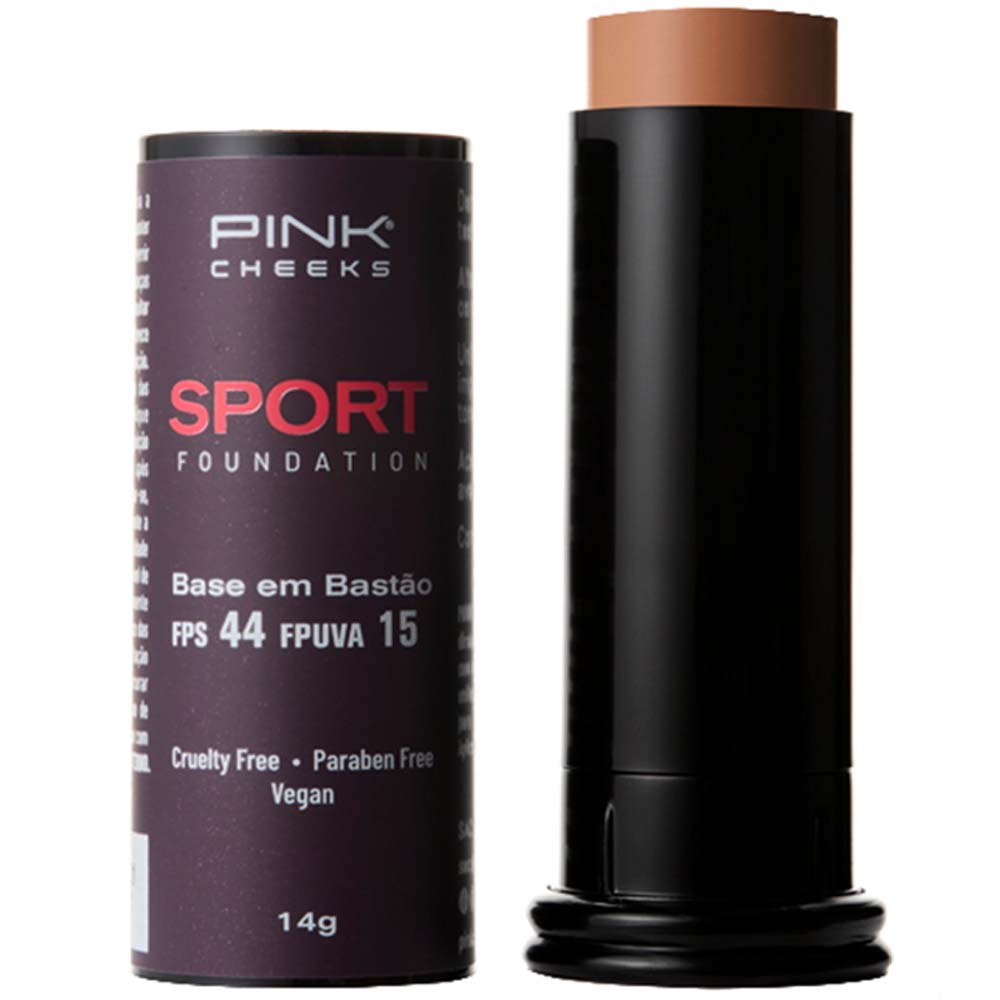 Base em Bastão Pink Cheeks - Sport Make Up Foundation — B70 Café
