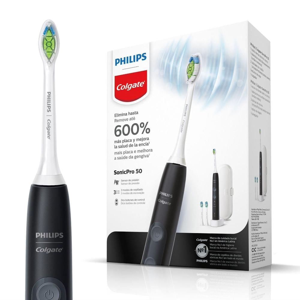 Escova de Dentes Elétrica Philips Colgate SonicPro 50