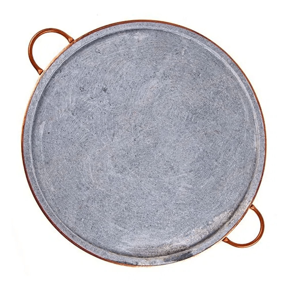 Forma Para Pizza Pedra Sabão 35Cm - Rei Das Panelas