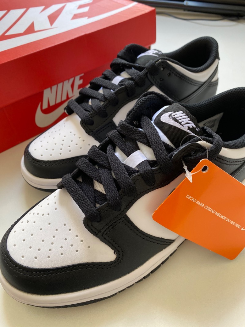 Foto 2 de Nike Dunk Low GS Black White Panda — 35, Novo