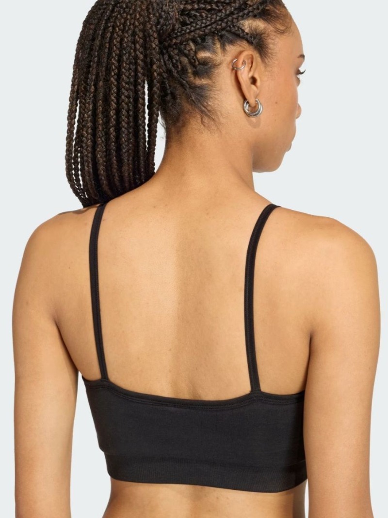 Foto 3 de Top adidas Three Stripes Bralet Black — PP / G, Novo