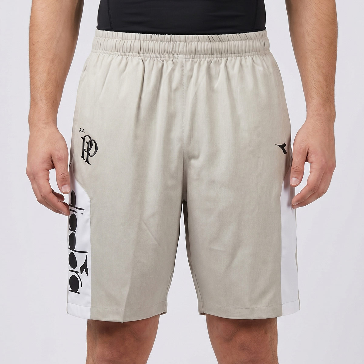 Bermuda Diadora Ponte Preta Comissão 2025 Cinza