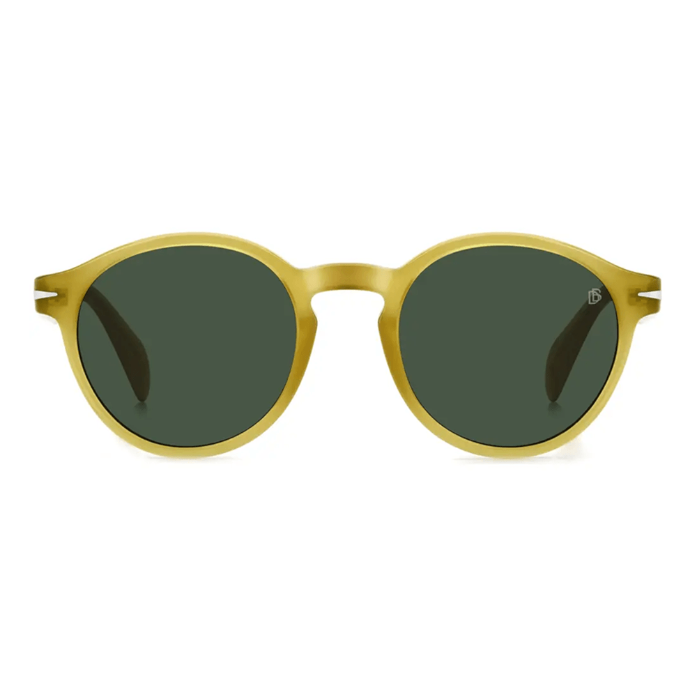 Óculos de Sol David Beckham 1178/S Masculino Redondo Acetato Amarelo