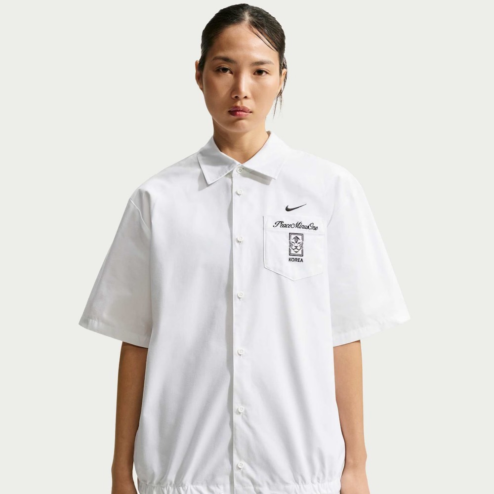PEACEMINUSONE x South Korea x Nike Camisa Short Sleeve White — G, Novo