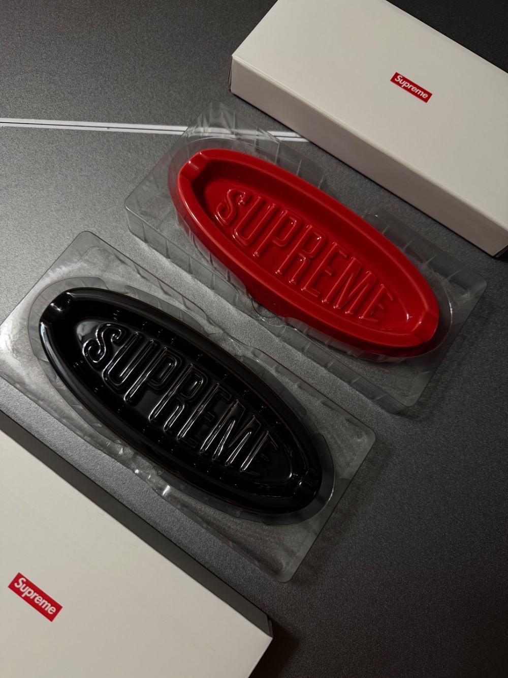 Cinzeiro Supreme Oval Tray Black SS26-W17 — Único, Novo