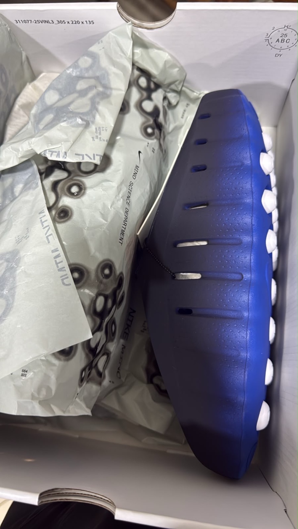 Nike Mind 001 Blackened Blue — 40.5, Novo