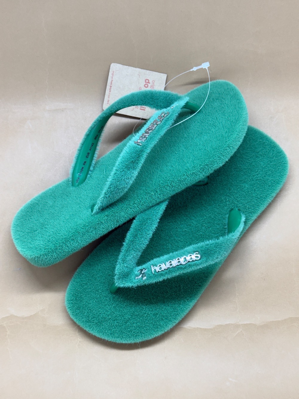 KidSuper x Havaianas Chinelo Top Turf Pitch Green — 44 / 43, Novo