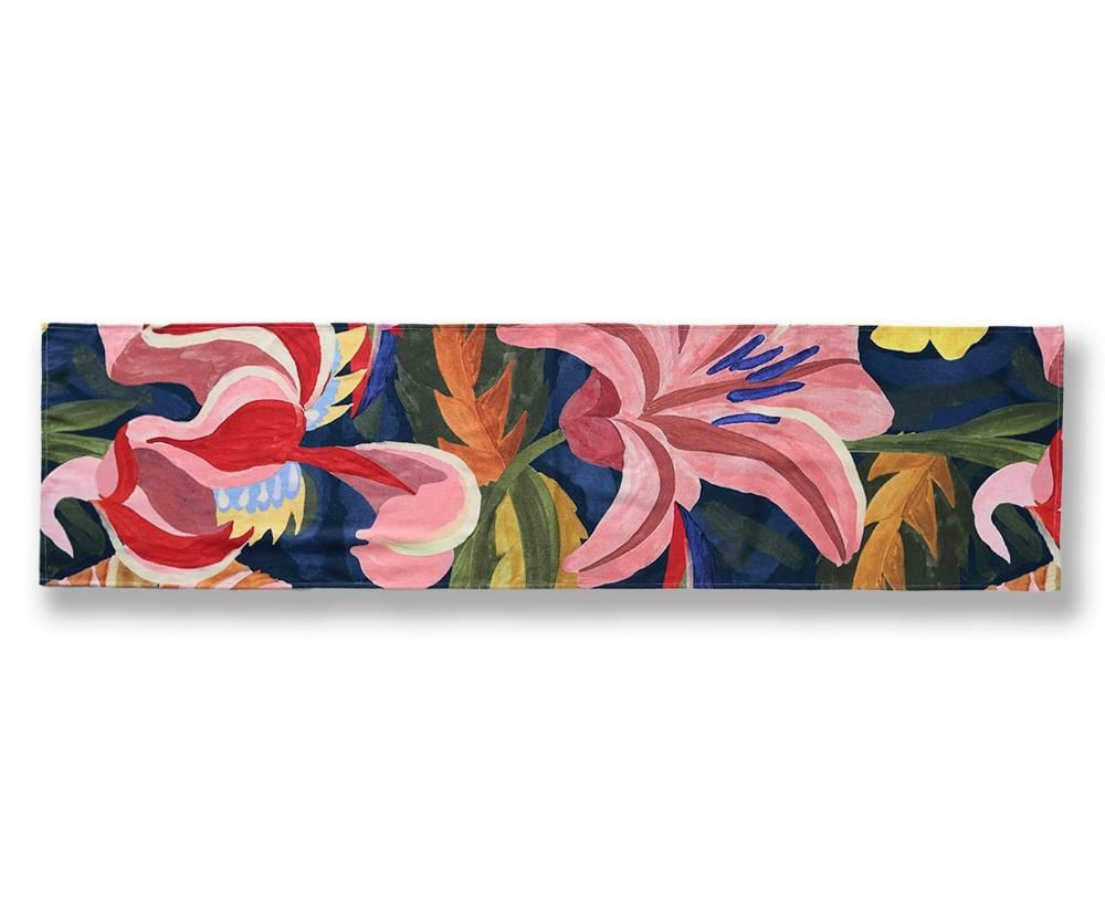 Caminho de Mesa Floral Colorido
