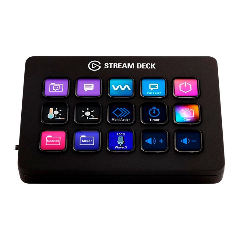 Stream Deck Elgato MK2, 15 Teclas, Preto, 10GBA9901